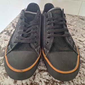 Harley Davidson black and orange shoes size 9.5